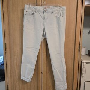 L.E.I. pinstriped jeans